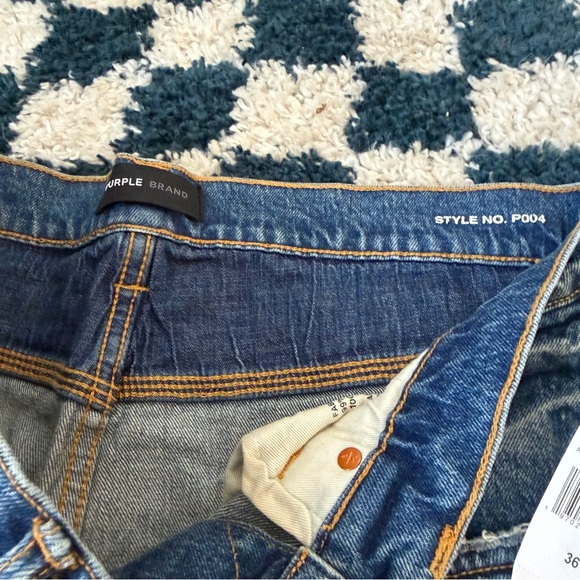 PURPLE JEANS slim fit low rise flare NWT - Picture 4 of 6